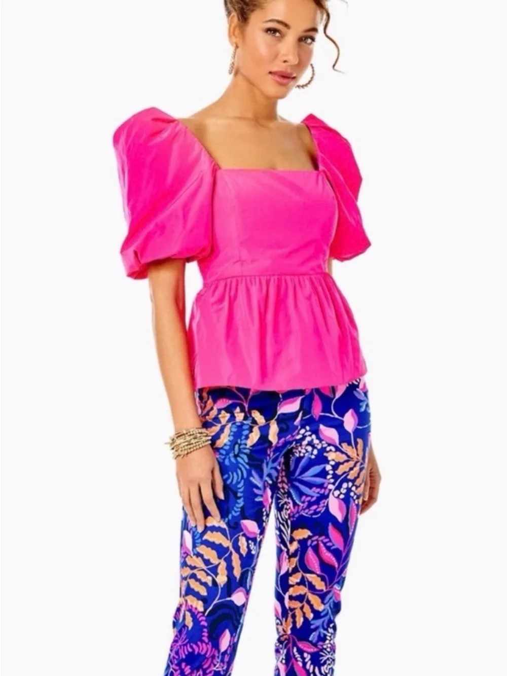NWT Lilly Pulitzer Tianna Elbow sleeve top in size 14 - original retail $138